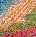 Mixed Media By Lee Essex Doyle: Beach Club Umbrellas At Childs Gallery