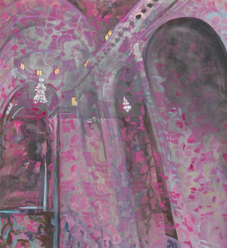 By Lee Essex Doyle: Blooms Over Vaulted Ceiling At Childs Gallery