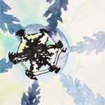 Mixed media by Lee Essex Doyle: Cini Panes Grey, Venice, represented by Childs Gallery