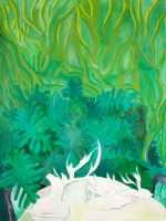 Mixed media by Lee Essex Doyle: Garden Antelope, represented by Childs Gallery