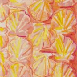 Mixed media by Lee Essex Doyle: Pink and Yellow Shells, represented by Childs Gallery