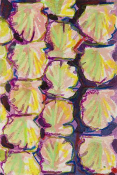 Mixed media by Lee Essex Doyle: Purple and Green Shells, represented by Childs Gallery