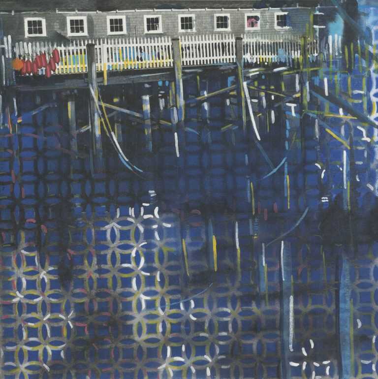 Mixed Media By Lee Essex Doyle: Rockport Harbor At Childs Gallery