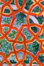 Mixed media by Lee Essex Doyle: Study for Garden Gate Orange, represented by Childs Gallery