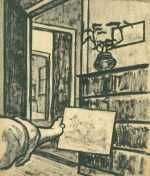 Drawing by Leo Meissner: [A Work in Progress], represented by Childs Gallery