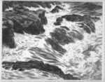 Print by Leo Meissner: Kelp Wash, represented by Childs Gallery