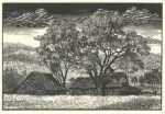 Print by Leo Meissner: New England, represented by Childs Gallery