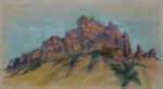 Pastel by Leo Meissner: Oak Creek Canyon [Arizona], represented by Childs Gallery