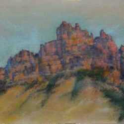 Pastel by Leo Meissner: Oak Creek Canyon [Arizona], represented by Childs Gallery