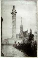 Print by Leon Dolice: Baltimore, available at Childs Gallery, Boston