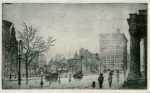 Print by Leon Dolice: Union Square, NY, represented by Childs Gallery