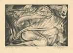 Print by Letterio Calapai: Elemental Figure, represented by Childs Gallery