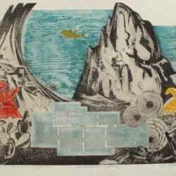 Print by Letterio Calapai: Mediterranean Memory, represented by Childs Gallery