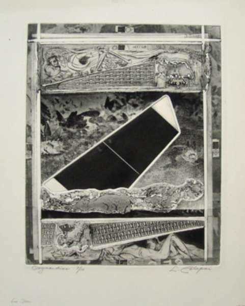Print by Letterio Calapai: Ozymandias, represented by Childs Gallery