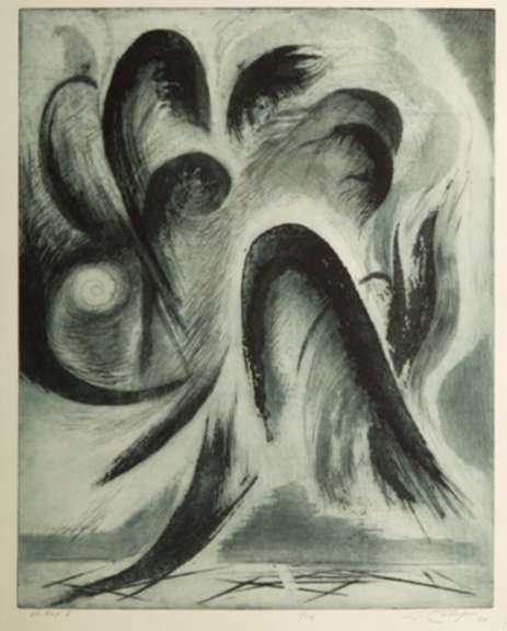 Print by Letterio Calapai: Vortex I, represented by Childs Gallery