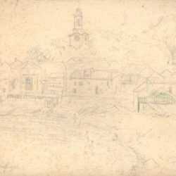 Drawing by Louis Kronberg: (Rockport, Massachusetts), represented by Childs Gallery