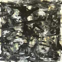 Painting by Louise Fishman: Upright in the Studio, available at Childs Gallery, Boston