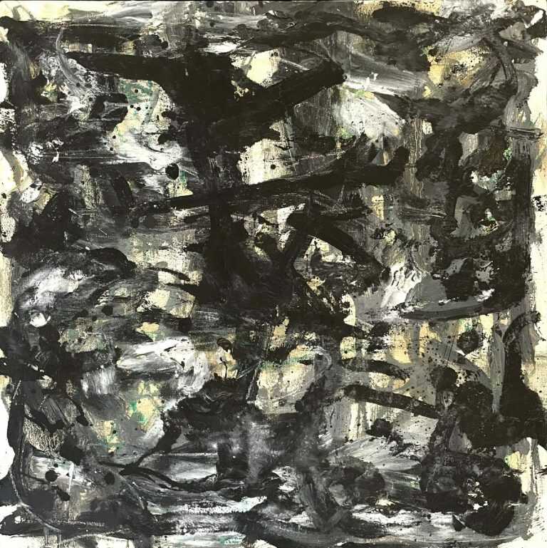 Painting by Louise Fishman: Upright in the Studio, available at Childs Gallery, Boston