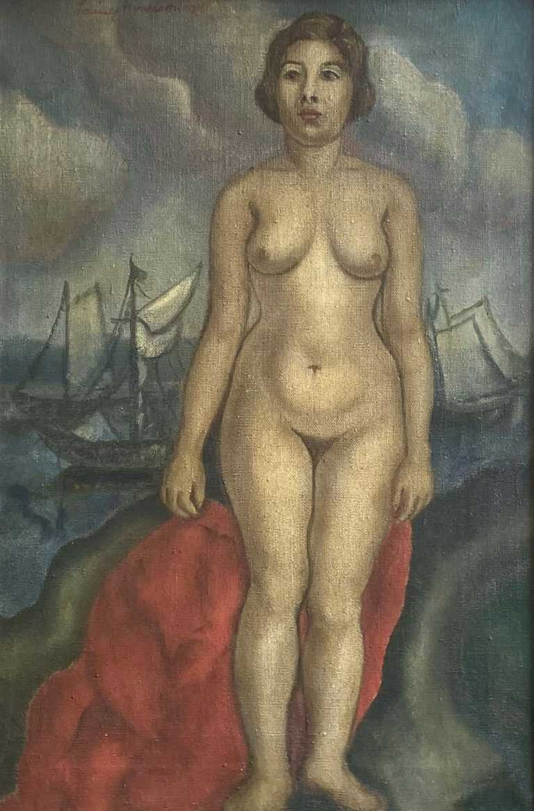 Painting by Louise Nevelson: The woman who sank a thousand ships, Helen of Troy, available at Childs Gallery, Boston