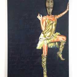 Painting by Margaret Rose Vendryes: Bamana Beyoncé, African Diva, available at Childs Gallery, Boston