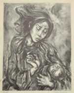 Print by Marion Greenwood: Lament, represented by Childs Gallery
