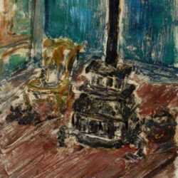 Print by Marion Huse: Stove, represented by Childs Gallery