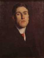 Painting by Marion Louise Pooke: Portrait of a Gentleman, represented by Childs Gallery