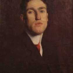 Painting by Marion Louise Pooke: Portrait of a Gentleman, represented by Childs Gallery