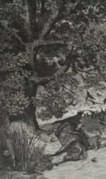 Print by Max Klinger: Gefallener Reiter, represented by Childs Gallery