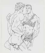 Drawing By Mike Kuchar: [crop Top] At Childs Gallery