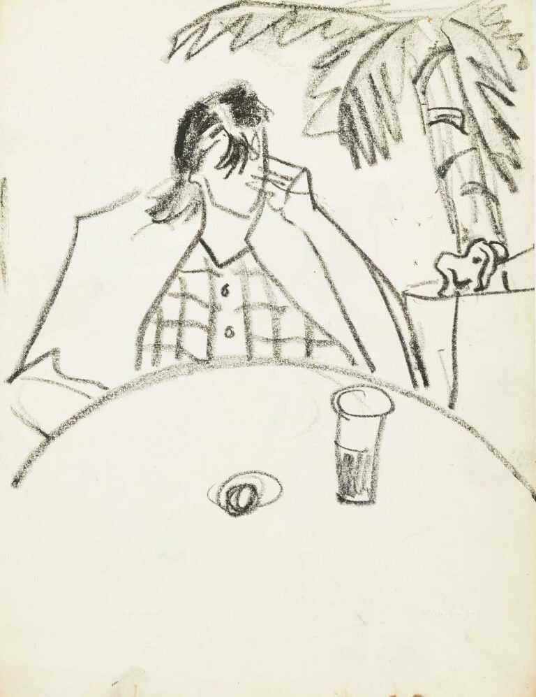 Drawing By Milton Avery: Untitled At Childs Gallery