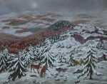 Painting By Molly Luce: Snow On The Mountain, [mount Monadnock] At Childs Gallery