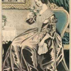 Print by Nathaniel Currier: Amelia, represented by Childs Gallery