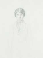 Drawing by Nicolas Auguste Galimard: Portrait d'un jeune garcon, available at Childs Gallery, Boston