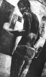 Print by Opal Ecker DeRuvo: Dressing, available at Childs Gallery, Boston