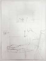 Drawing by Opal Ecker DeRuvo: Healing (Preparatory Drawing), available at Childs Gallery, Boston