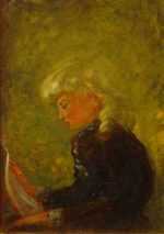 Painting by Otto Heinigke: Attie, represented by Childs Gallery