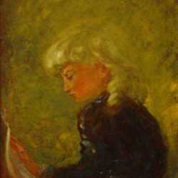 Painting by Otto Heinigke: Attie, represented by Childs Gallery