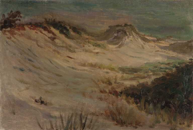 Painting By Otto Heinigke: Sand Dunes Ii At Childs Gallery