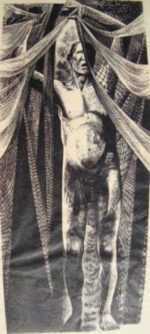 Print by Otto Wackernagel: The Net, represented by Childs Gallery