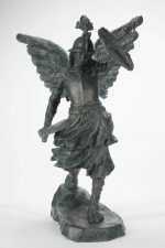 Sculpture By Pablo Eduardo: Archangel Michael, Maquette For Tomb At Childs Gallery