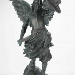 Sculpture By Pablo Eduardo: Archangel Michael, Maquette For Tomb At Childs Gallery