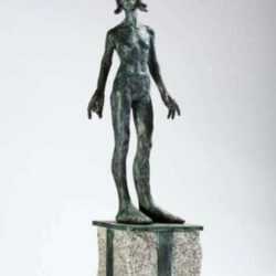 Sculpture by Pablo Eduardo: Rhythms of Nature: Figure III, represented by Childs Gallery