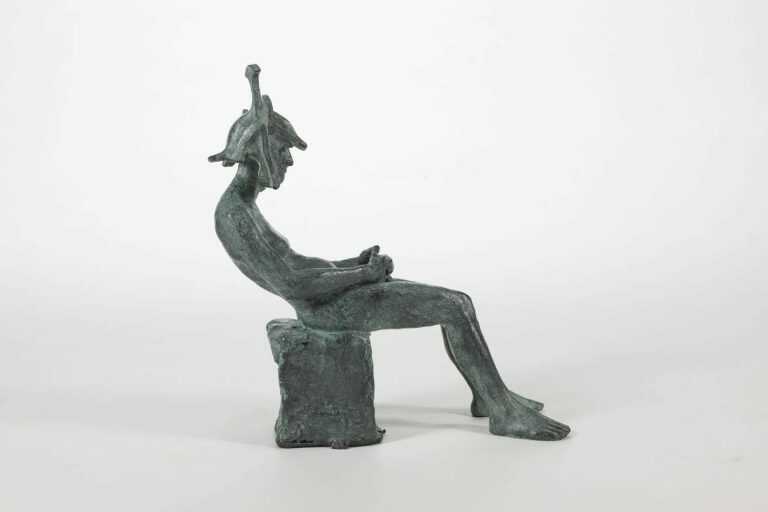 Sculpture By Pablo Eduardo: Rhythms Of Nature: Figure Vi At Childs Gallery