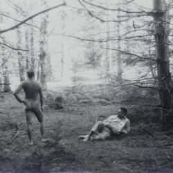 Photograph by PaJaMa (Paul Cadmus, Jared French, Margaret French): Paul Cadmus and Nude, available at Childs Gallery, Boston