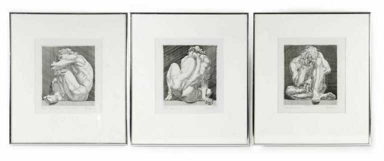 Print By Paul Cadmus: Nudo #1, Nudo #2, And Nudo #3 At Childs Gallery