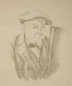 Print by Paul Cezanne: Portrait de Cézanne par lui-même (Portrait of Cézanne by the, represented by Childs Gallery