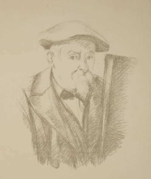 Print by Paul Cezanne: Portrait de Cézanne par lui-même (Portrait of Cézanne by the, represented by Childs Gallery