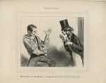 Print by Paul Gavarni: Mais permettez, mon cher Monsieur!, represented by Childs Gallery