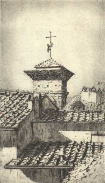 Print by Paul Lameyer: Florence [Italy], represented by Childs Gallery